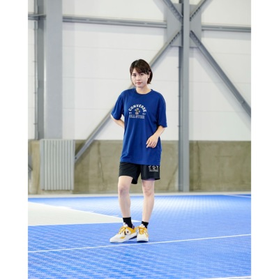 コンバース プリントTシャツ【CB251356 2800】C.ネイビー コンバース プリントTシャツ【CB251356 2800】C.ネイビー