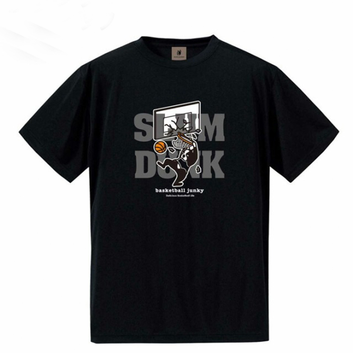 Sサイズのみ]バスケットボールジャンキー ドライTシャツ【SLAM+5