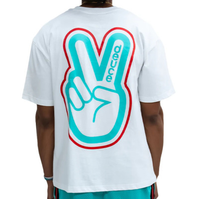 deuce ストリートTシャツ【CURSTATEMENTWG】ホワイト│バスケ用品専門