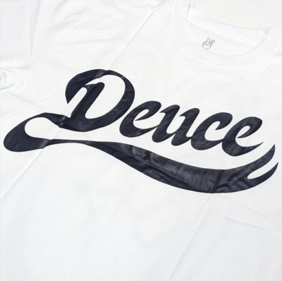 deuce ストリートTシャツ【CURSTATEMENTWG】ホワイト/ブラック│バスケ