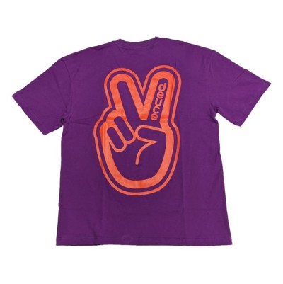 deuce ストリートTシャツ【CURSTATEMENTWG】パープル/オレンジ│バスケ