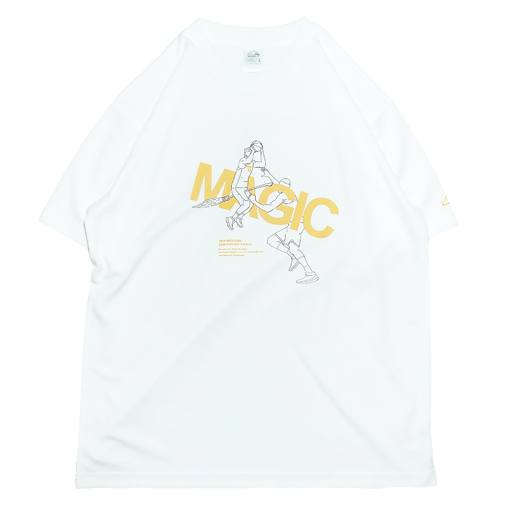 限定］Mewship Tシャツ【MAGIC】WHT×GLD×PPL│バスケ用品専門店