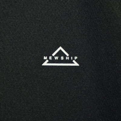 Mサイズのみ］Mewship Tシャツ【ONE POINT LOGO】BK×WH│バスケ