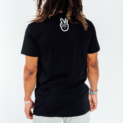 deuce ロゴ Tシャツ ブラック deuce ストリートTシャツ【Flamingo】ブラック│バスケ用品専門