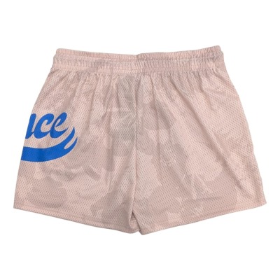 deuce メッシュショーツ【Vanilla】ベージュ/ブルー│バスケ用品