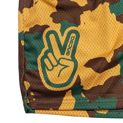 deuce メッシュショーツ【Vintage Camo】イエロー/グリーン