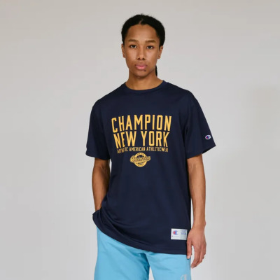 Champion New York Giants XL ネイビー シャツ Champion New York Giants XL ネイビー シャツ