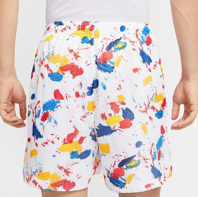 ナイキ DRI-FIT メッシュショーツ【HV1883-100】ホワイト/ブラック