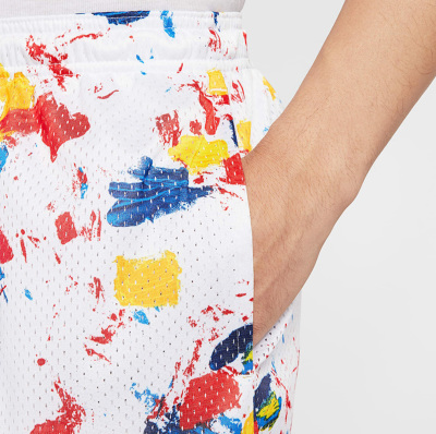 ナイキ DRI-FIT メッシュショーツ【HV1883-100】ホワイト/ブラック