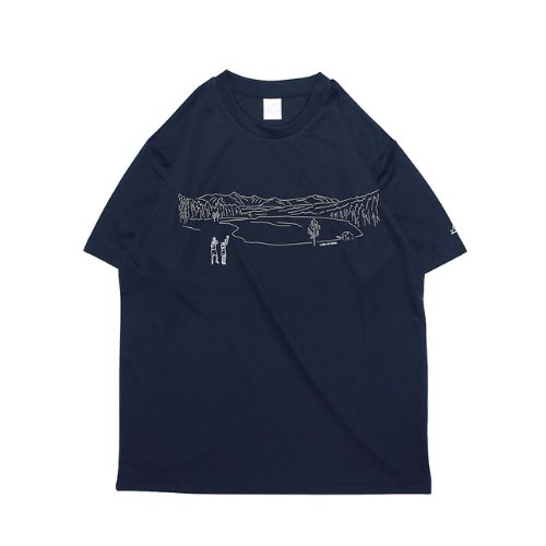 Mewship Tシャツ【Lake of zone】NV×BG×WH│バスケ用品専門店 BB
