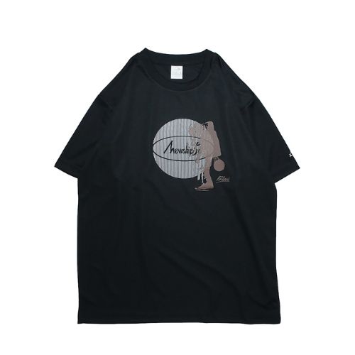 Mewship Tシャツ【G.Ball MAN】BK×BR×WH│バスケ用品専門店 BB