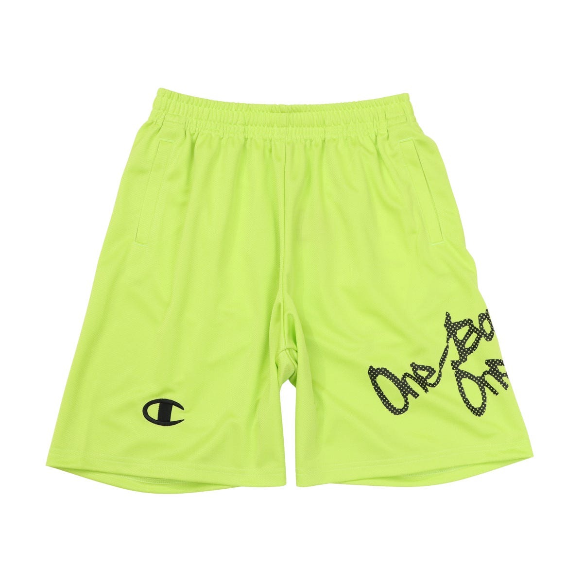 ノーブランド サッカーパンツ グリーン/イエローライン ノーブランド サッカーパンツ グリーン/イエローライン