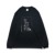 Mewship ロングTシャツ【LOB CITY 】Black×White×D.Orange Mewship ロングTシャツ【LOB CITY 】Black×White×D.Orange