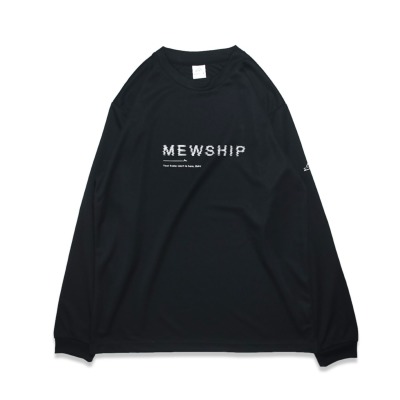 Mewship ロングTシャツ【Noisy & JB APPLE】Black×White×Green