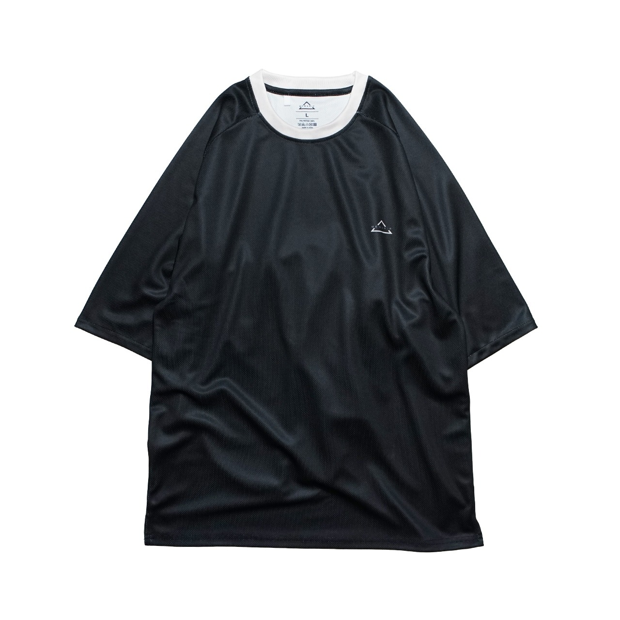 Mewship バスケTシャツ【MID SLEEVE RAGLAN TEE】BK×BG│バスケ用品