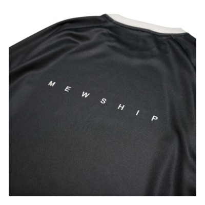 Mewship バスケTシャツ【MID SLEEVE RAGLAN TEE】BK×BG│バスケ用品