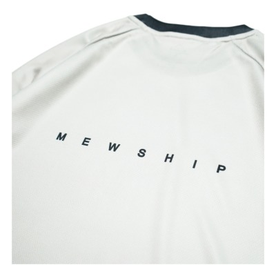 Mewship バスケTシャツ【MID SLEEVE RAGLAN TEE】BG×BK│バスケ用品