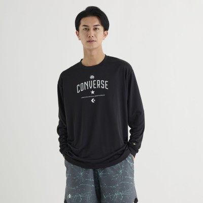 Oサイズのみ］コンバース ゴールドシリーズ プリント ロングTシャツ