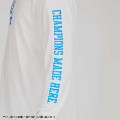 Lサイズのみ]チャンピオン UCLA ロングTシャツ【C3-CB462】ホワイト