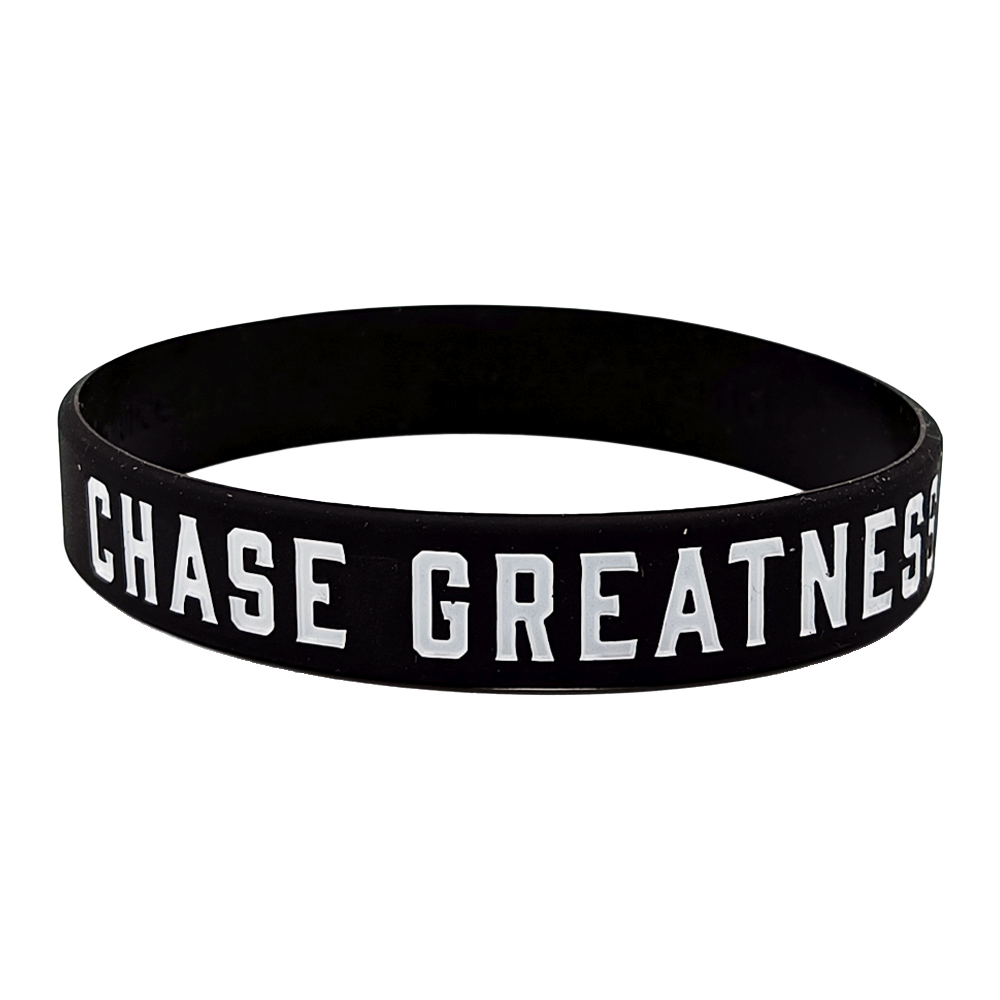 deuce リストバンド【CHASE GREATNESS】1個入 ブラック│バスケ用品