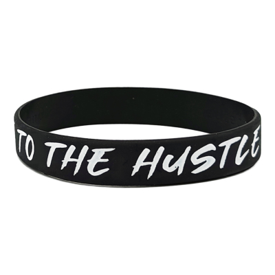 deuce リストバンド【STAY TRUE TO THE HUSTLE】1個入 ブラック