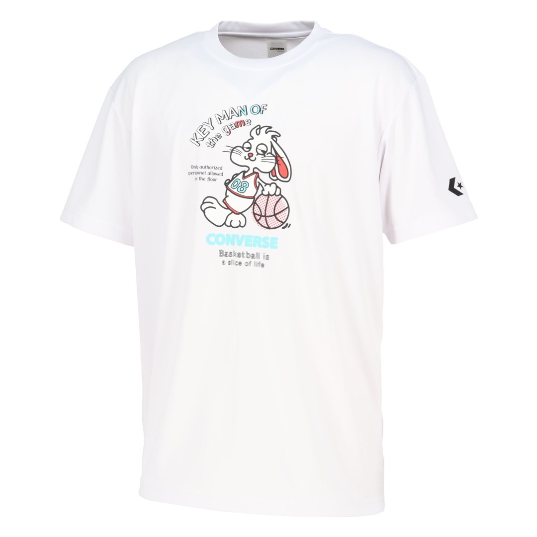 コンバース プリントバスケTシャツ【CB261359】│バスケ用品専門店 BB