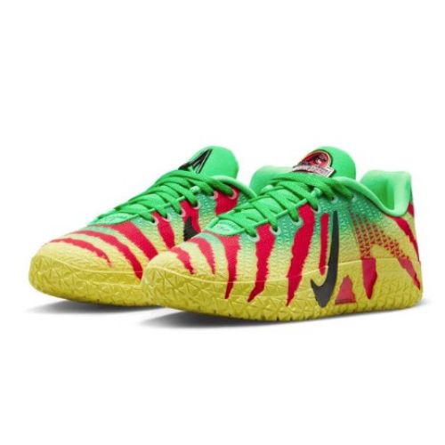 Nike JA3 バスケットボールシューズ ナイキ JA3 GS【IV2627-300】Green Spark / University Red / Dynamic