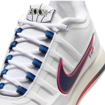 ナイキ Book 2 EP【IR6332-100】White/Fireberry/Light Photo Blue