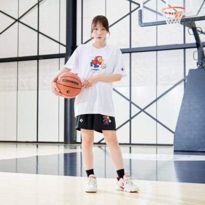 コンバース プリントバスケTシャツ【CB262361】│バスケ用品専門店 BB