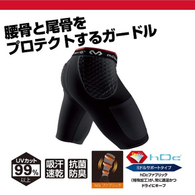 マクダビッド パッド付ガードル M733│バスケ用品専門店 BB KONG 